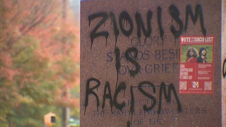 Zionism is racism graffiti